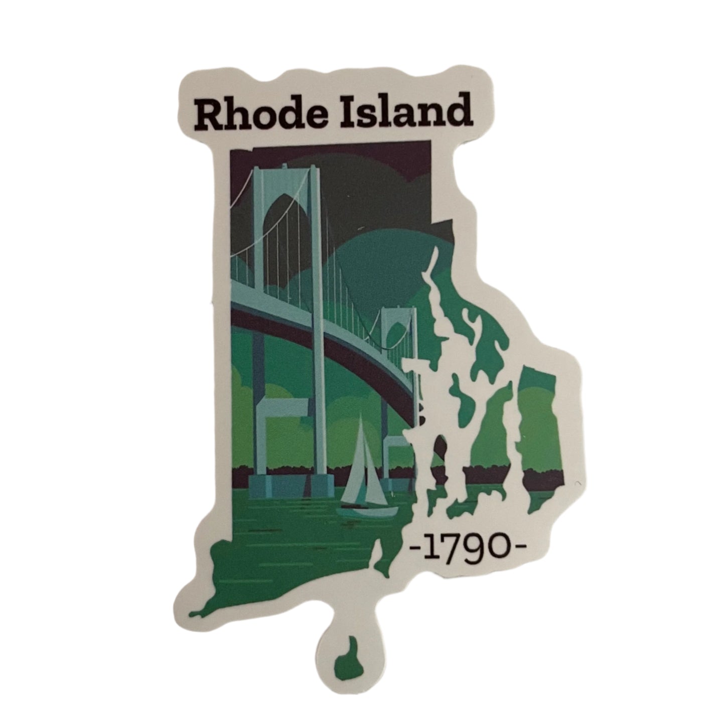 Rhode Island State Sticker