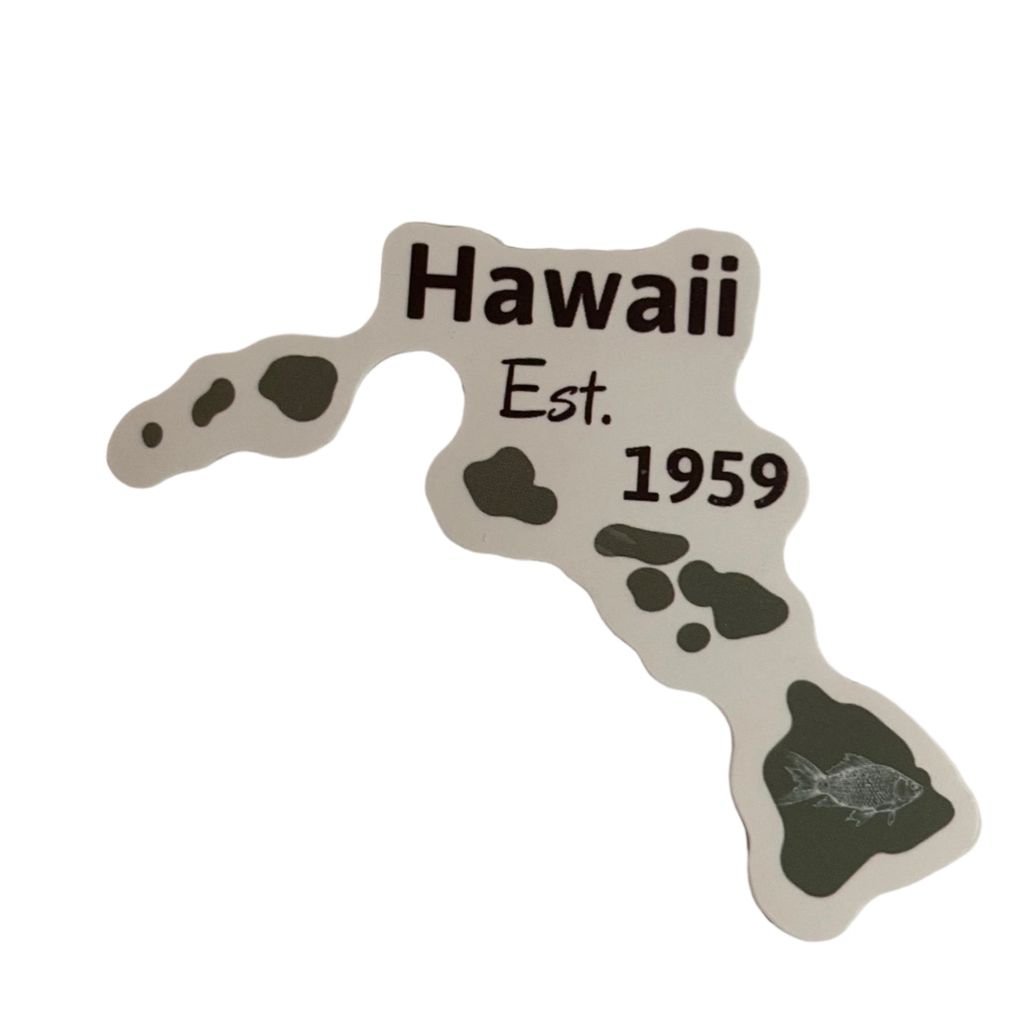 Hawaii State Sticker