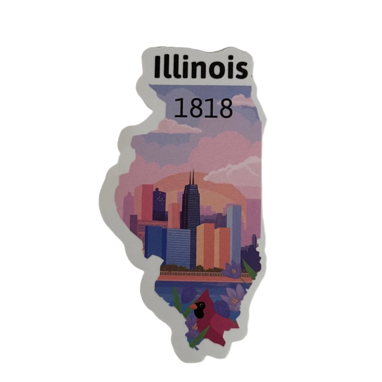 Illinois State Sticker
