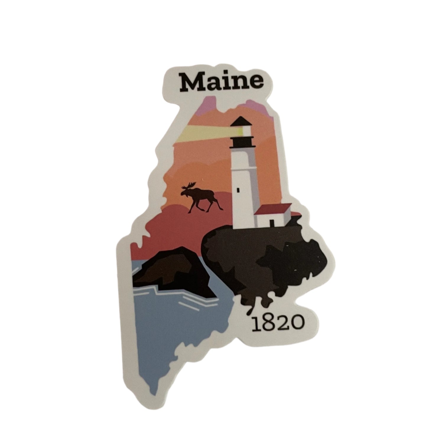Maine State Sticker
