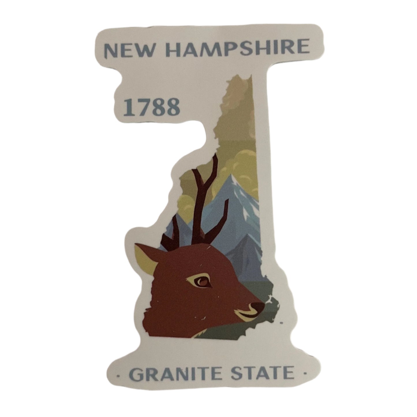 New Hampshire State Sticker