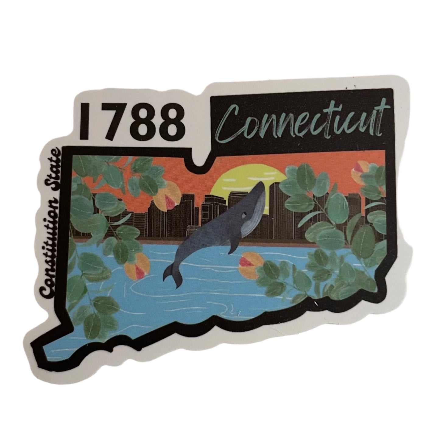 Connecticut State Sticker
