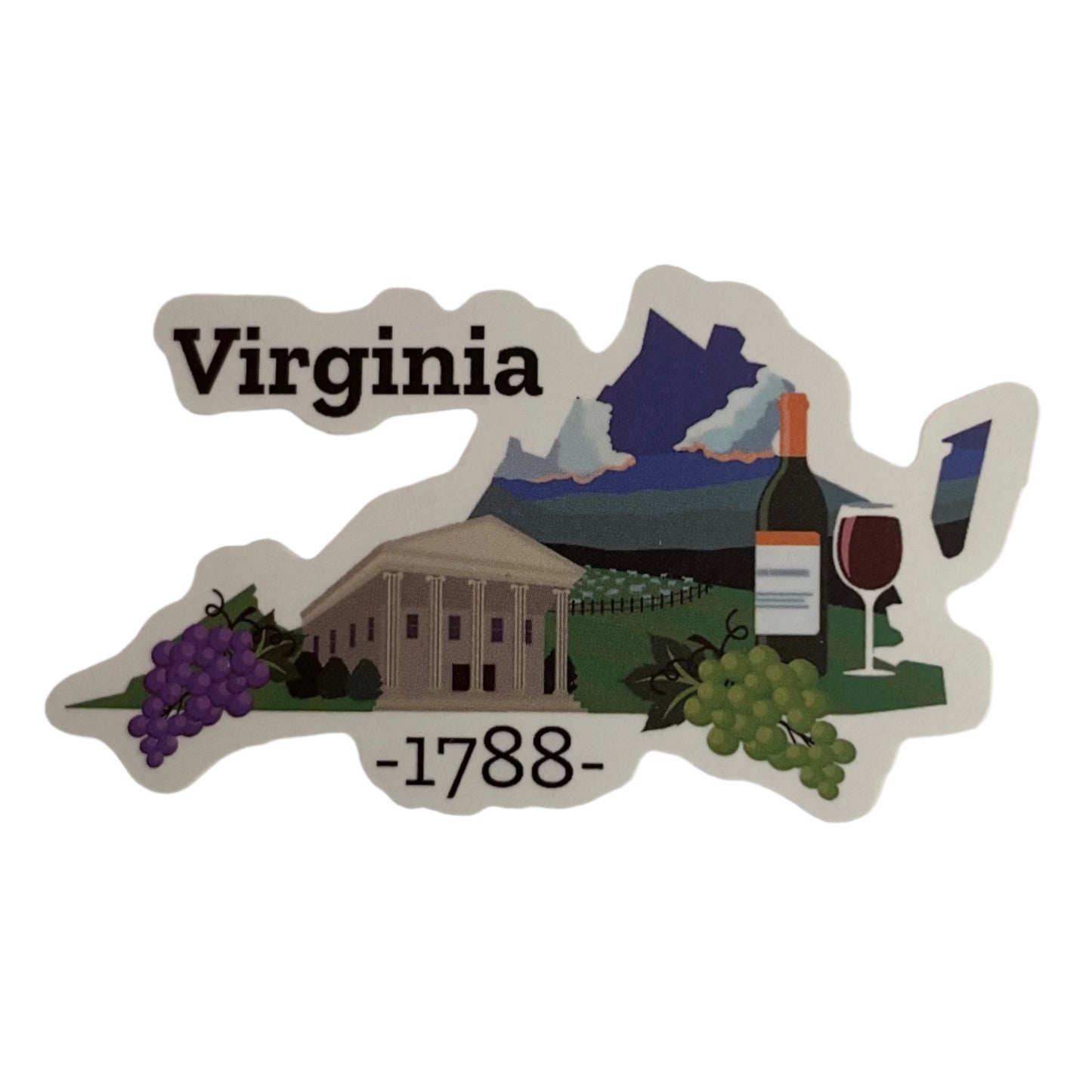 Virginia State Sticker