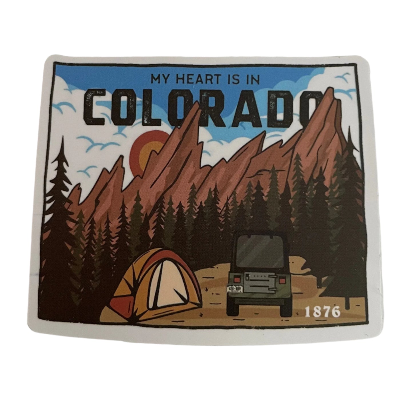 Colorado State Sticker