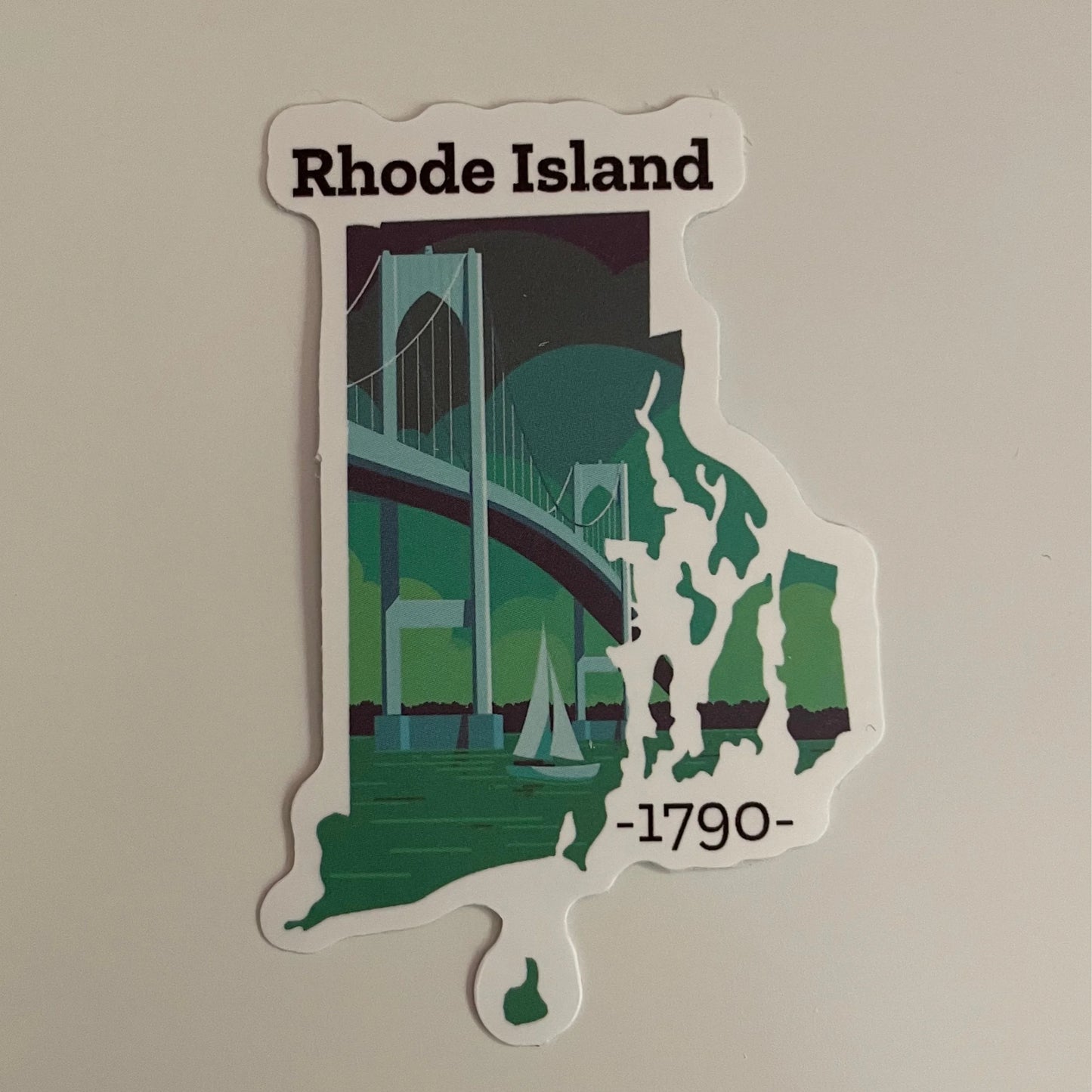 Rhode Island State Sticker