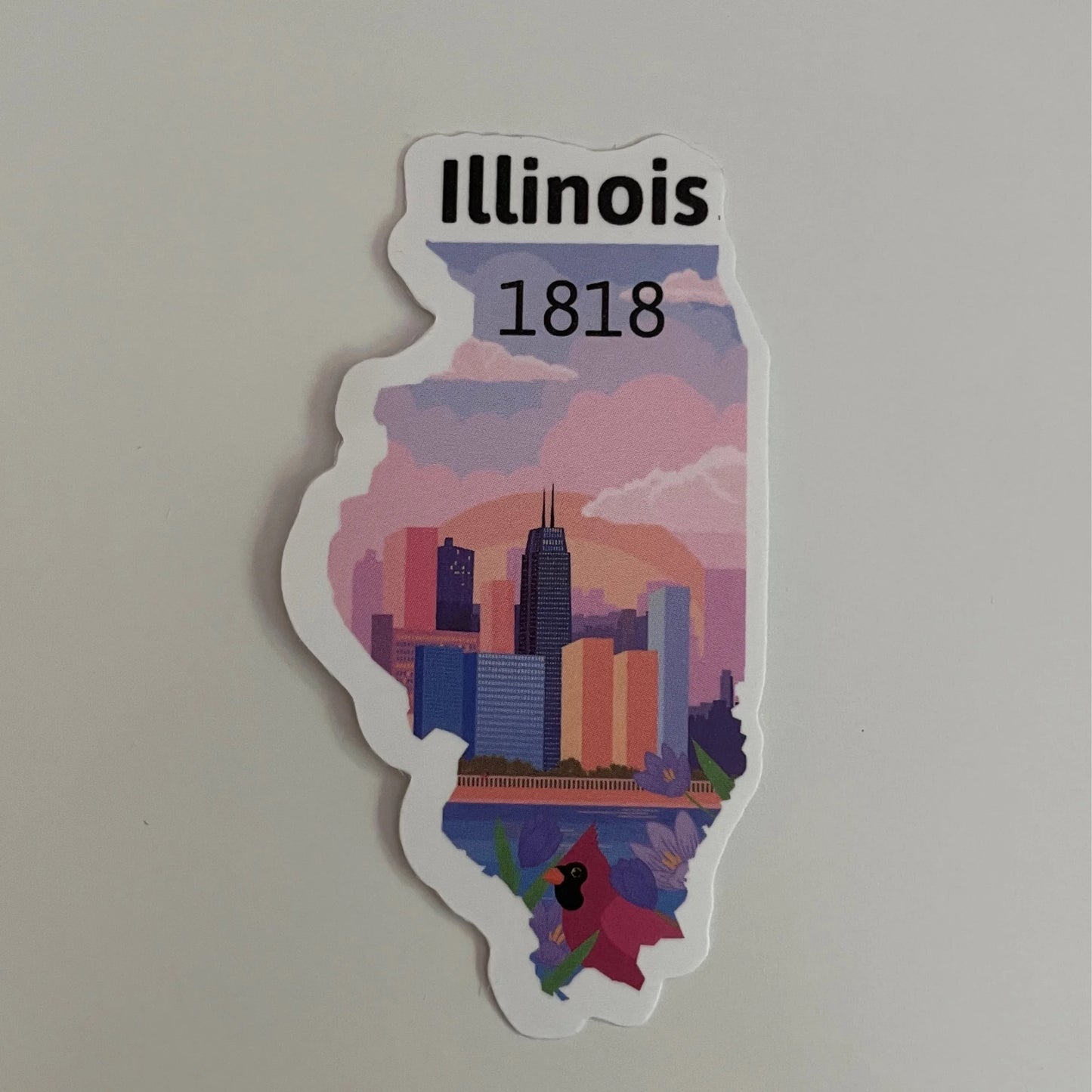 Illinois State Sticker