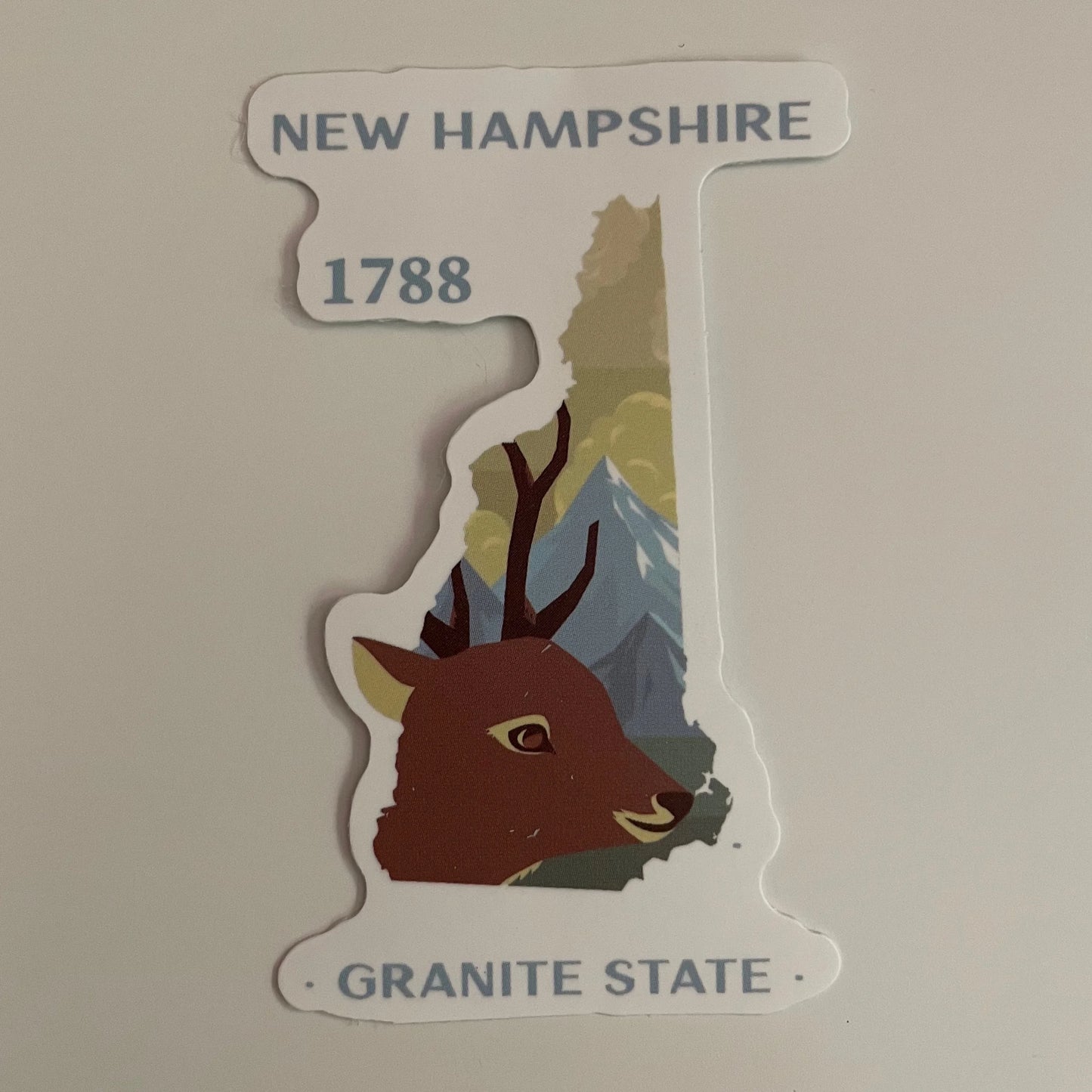 New Hampshire State Sticker