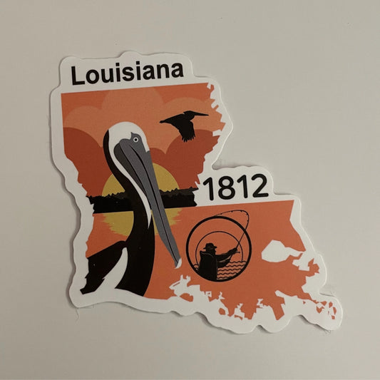 Louisiana State Sticker