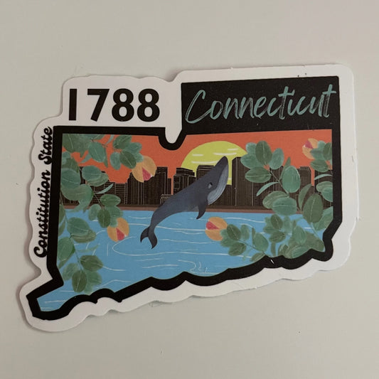 Connecticut State Sticker