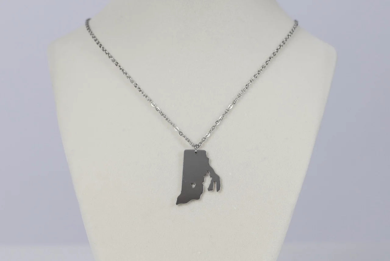 Rhode Island State Necklace