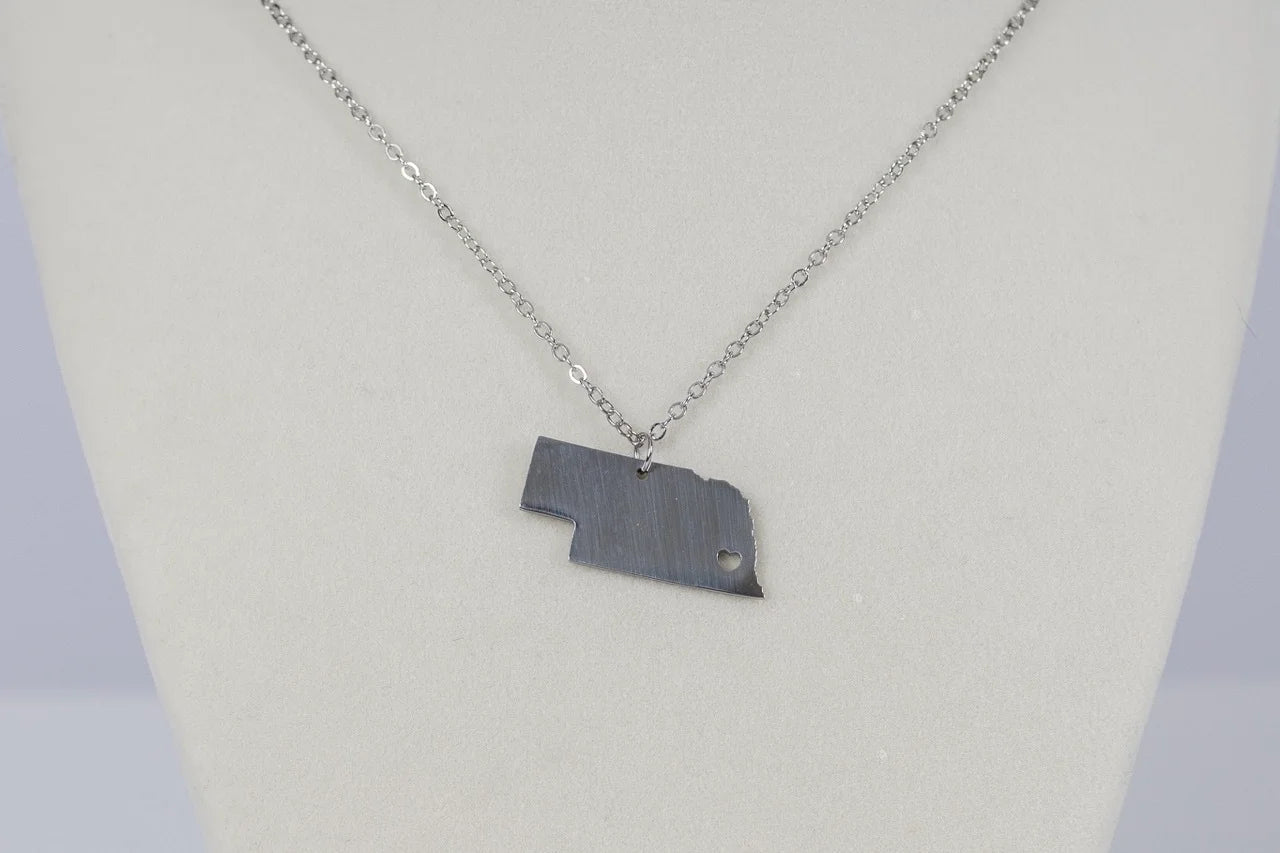 Nebraska State Necklace