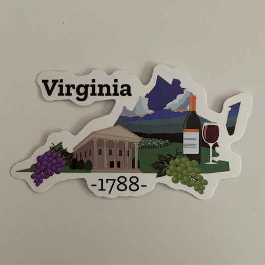 Virginia State Sticker