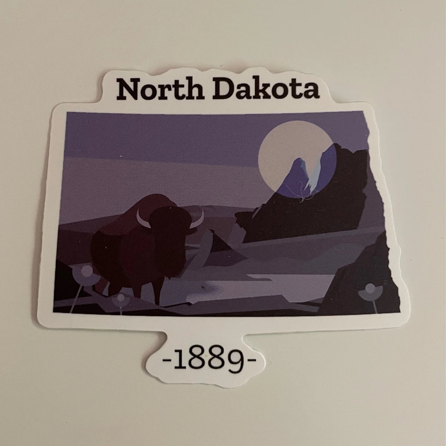 North Dakota State Sticker