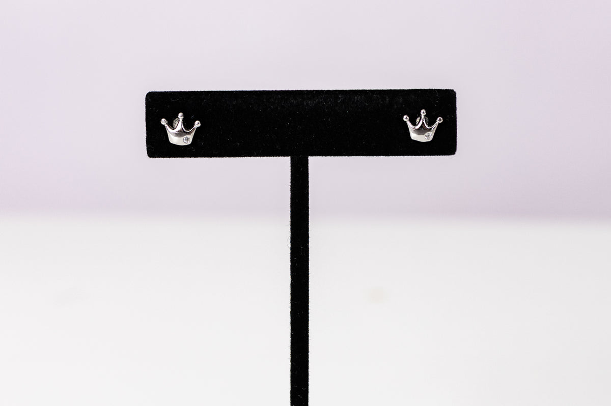 Mini Crown Earring