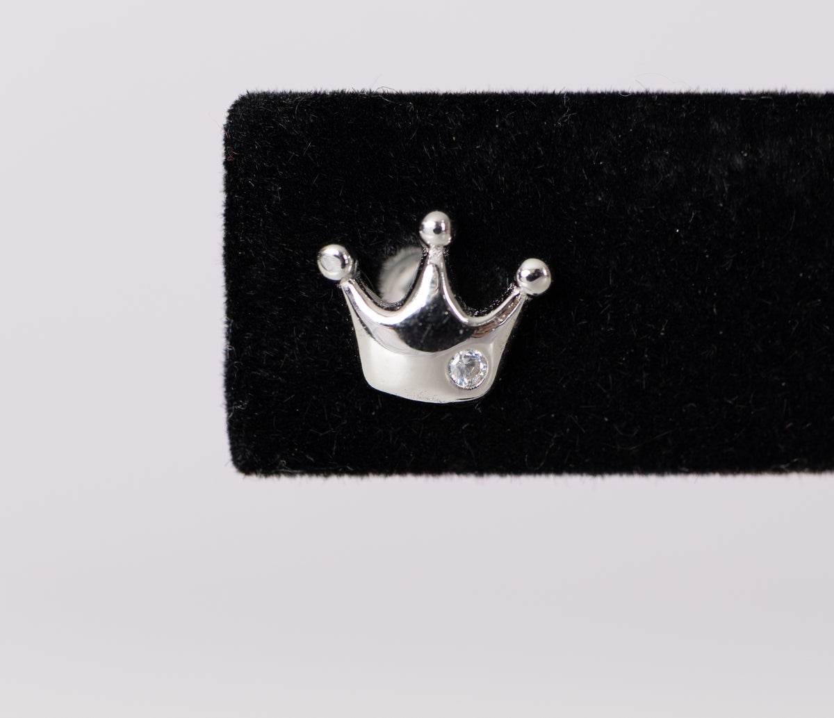 Mini Crown Earring