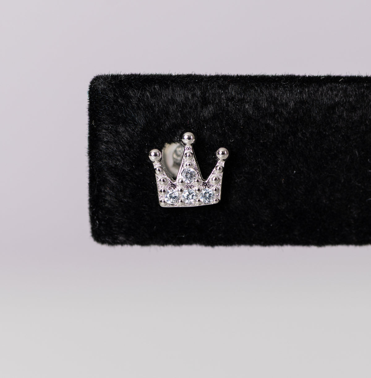Mini Crown Earring
