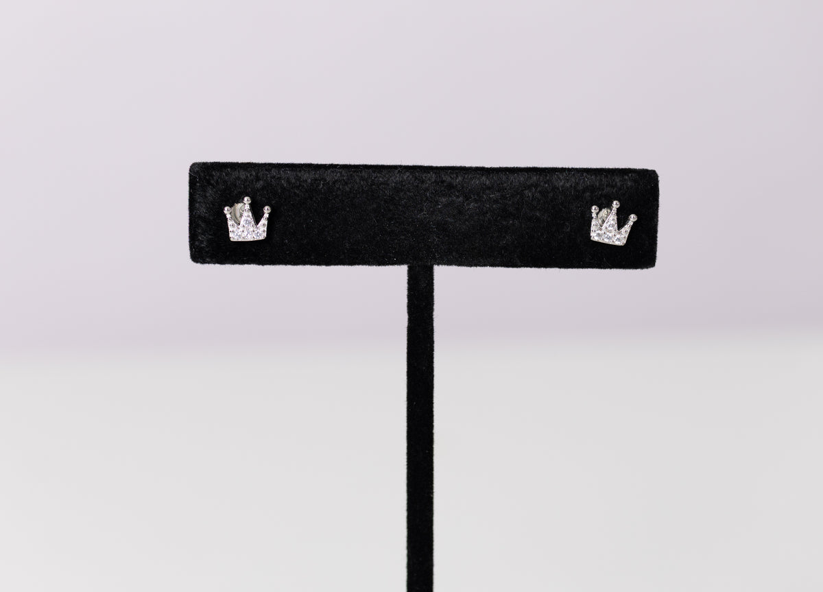 Mini Crown Earring