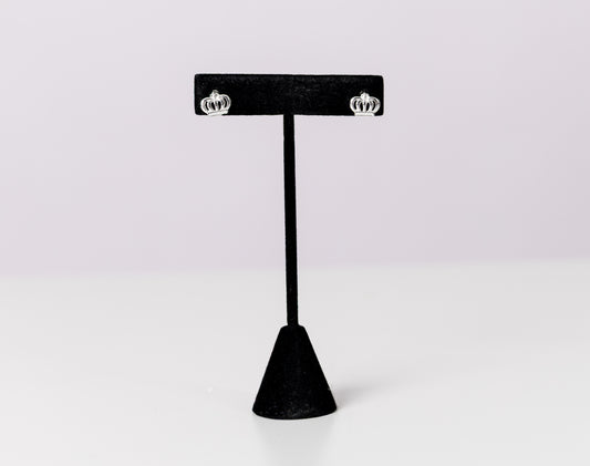 Queen Crown Stud Earring