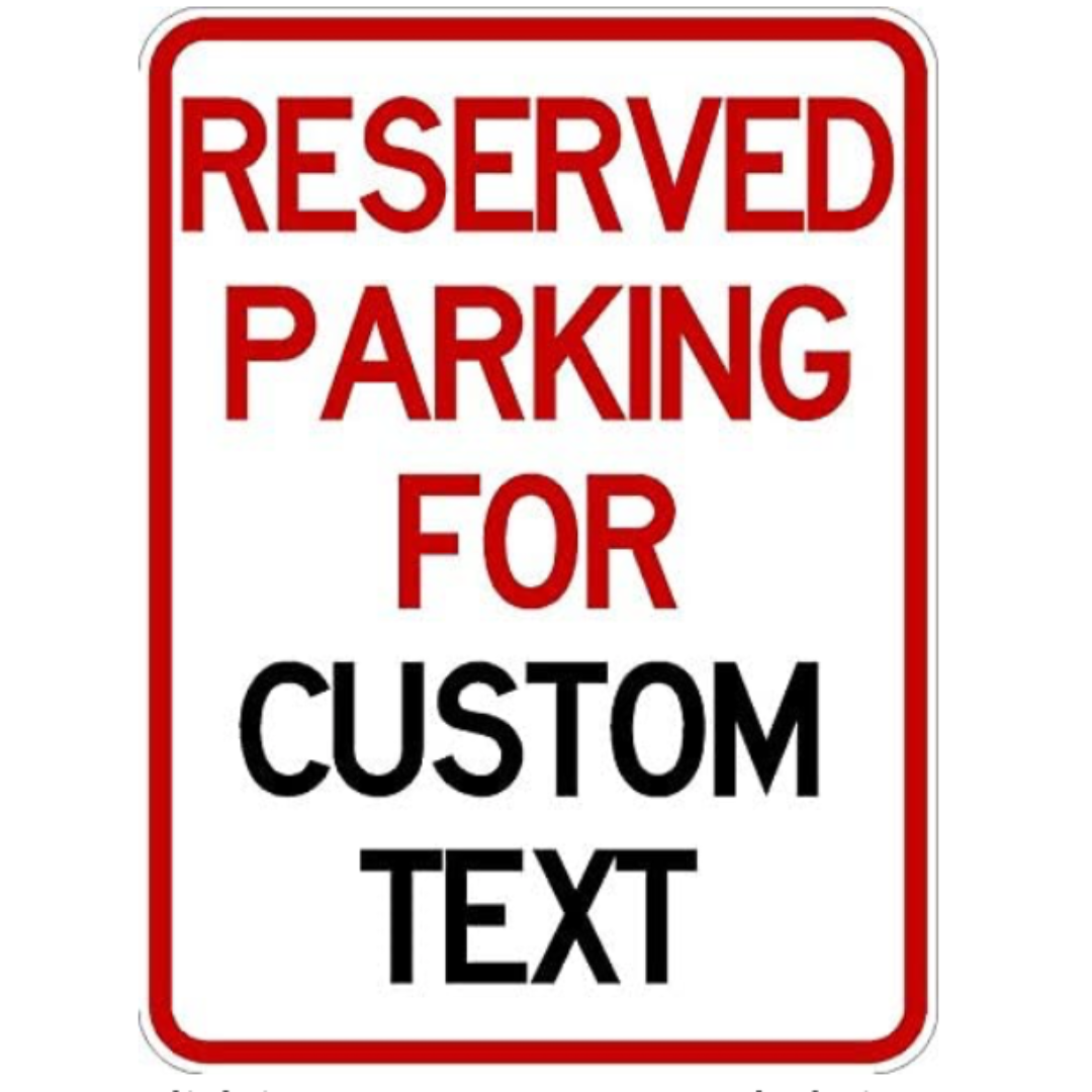 Aluminum Parking Lot Signs