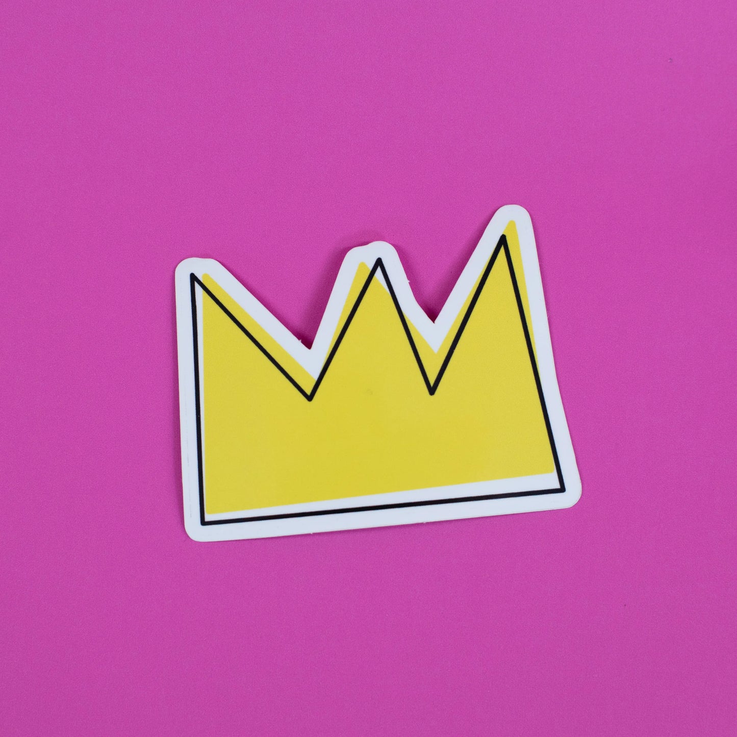 Cartoon Crown Sticker