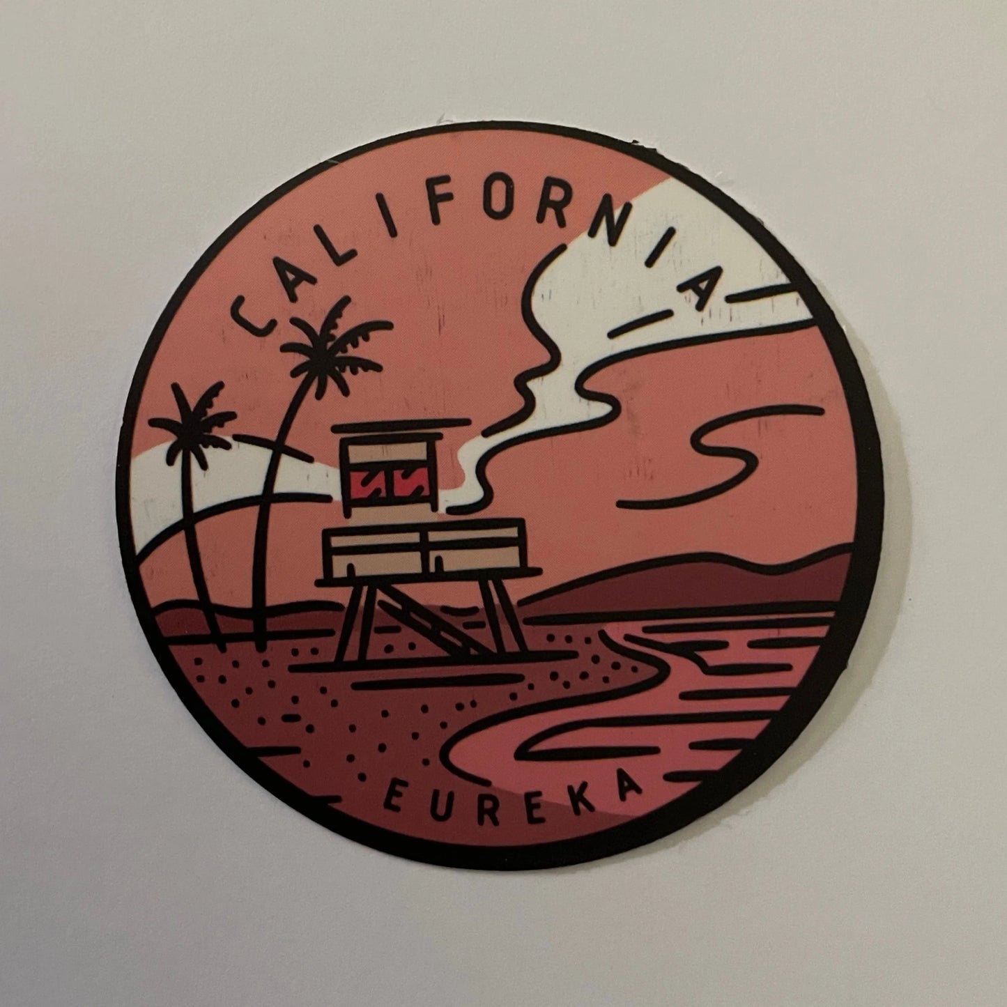 California State Sticker - Circle