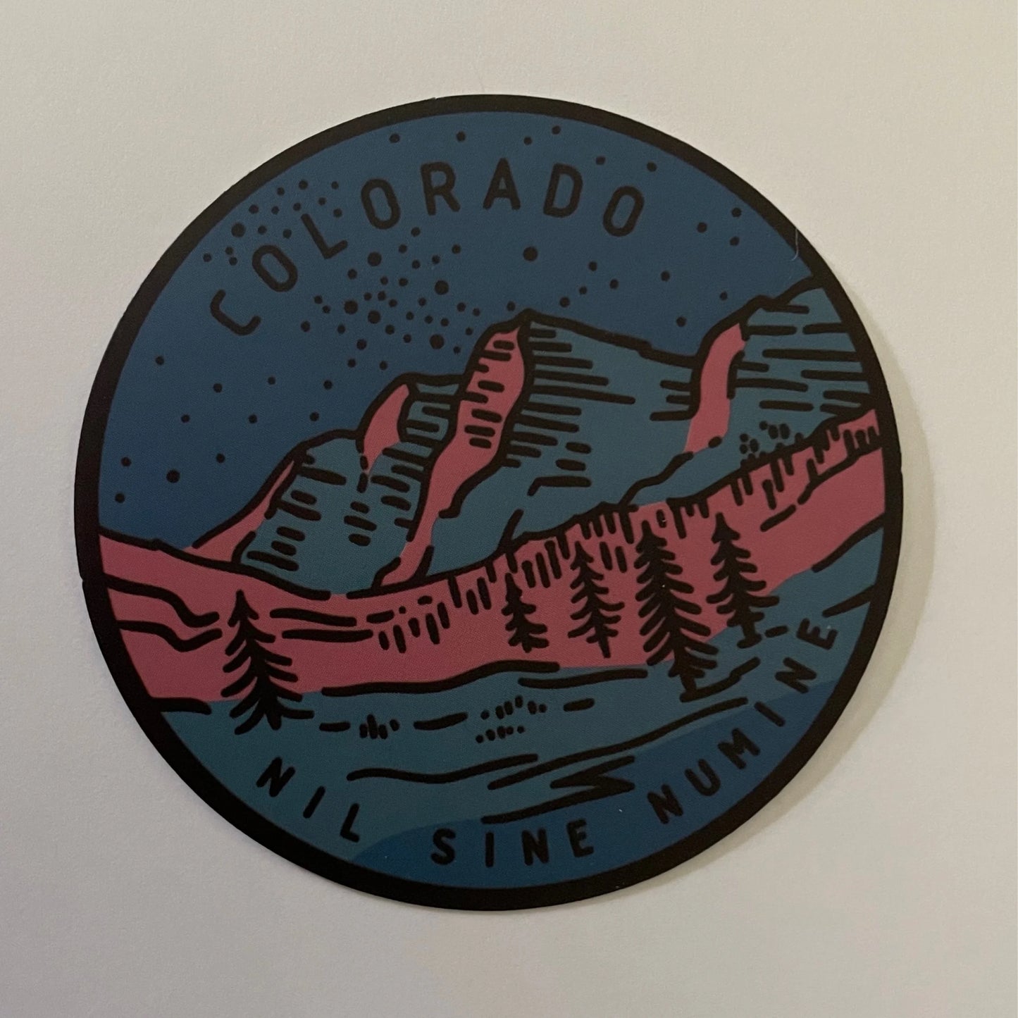 Colorado State Sticker - Circle