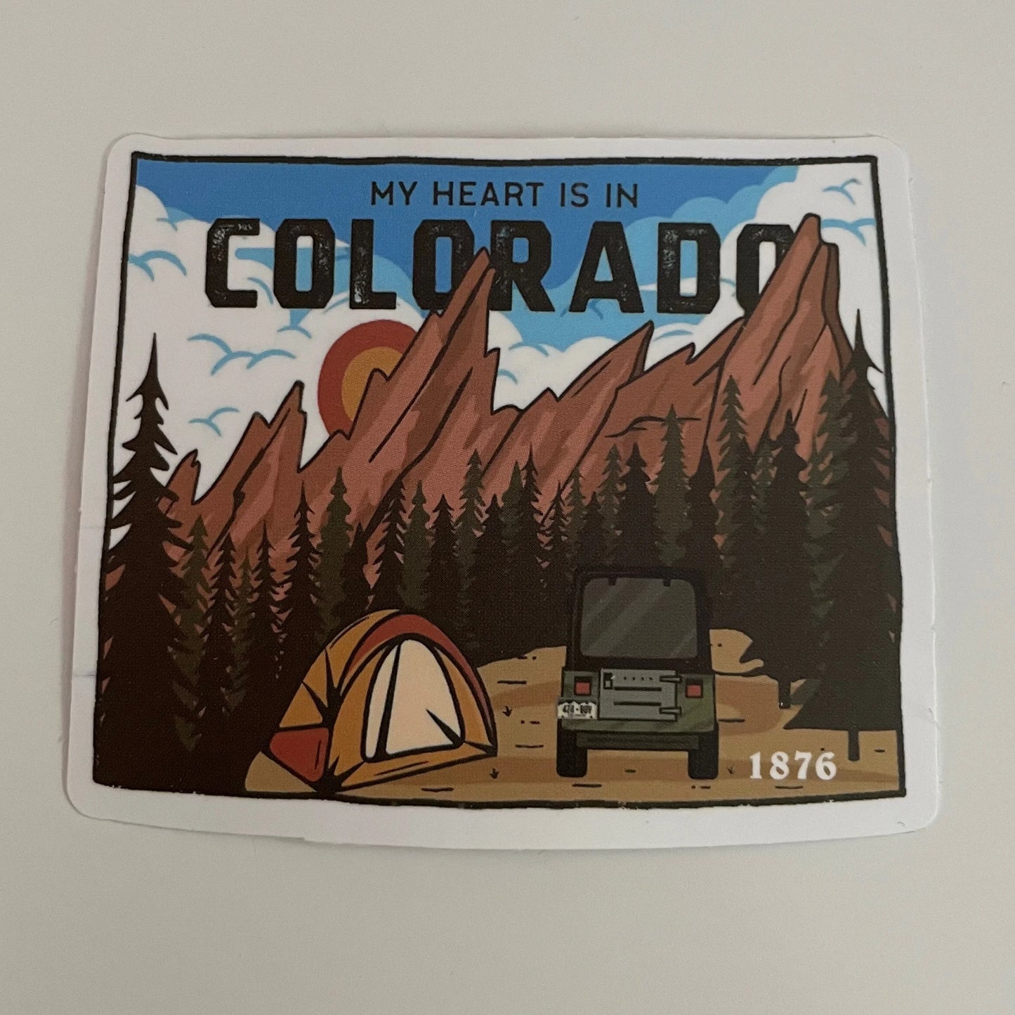 Colorado State Sticker